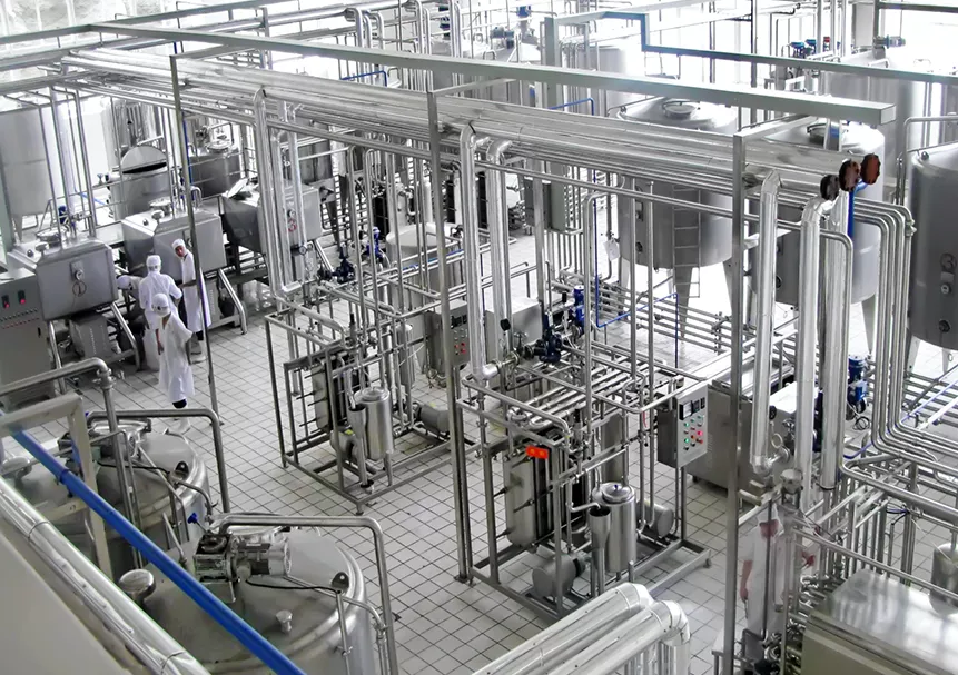 Pasteurized milk, yogurt whole line project example