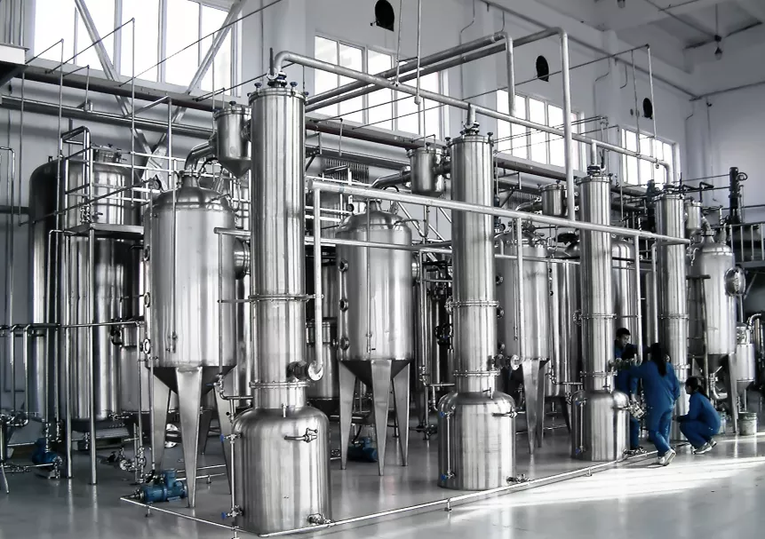 Examples of evaporation and concentration engineering projects